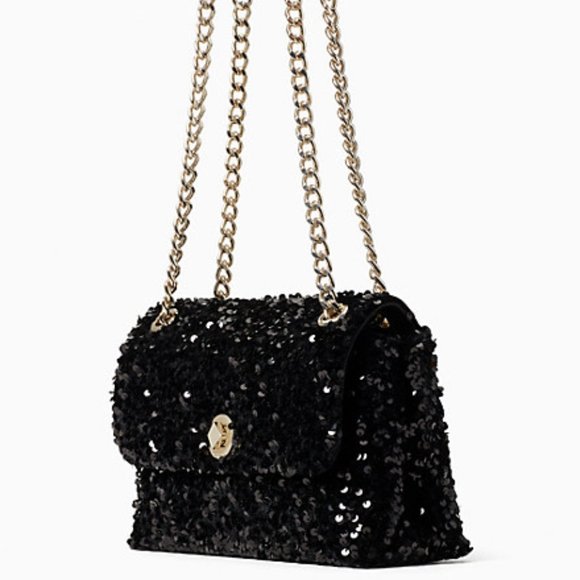🎀SALE🎀 kate spade natalia sequin flap shoulder - Picture 4 of 5